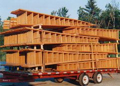 A truckload of ladders